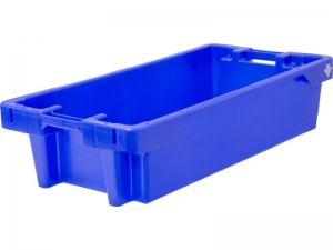 Ящик п/э рыбный 800х450х190 Fish box 20 blue