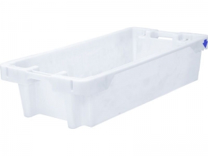 Ящик п/э рыбный 800х450х190; Fish box 20 white
