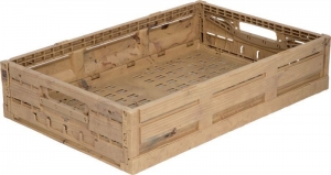 Ящик складной 600x400x110 с текстурой под дерево WL6411