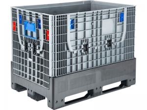 DPF-Box 1208S 1200x800x950 мм сплошной разборный серый на 3-х полозьях с 2-мя откид. дверцами