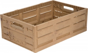 Ящик складной 600x400x190 с текстурой под дерево WL6419